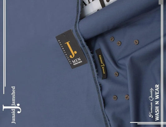 Men's Wash N Wear Plain Suit Pastel Blue Summer