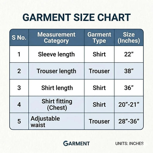 2Pcs Kurta Trouser Set Medium
