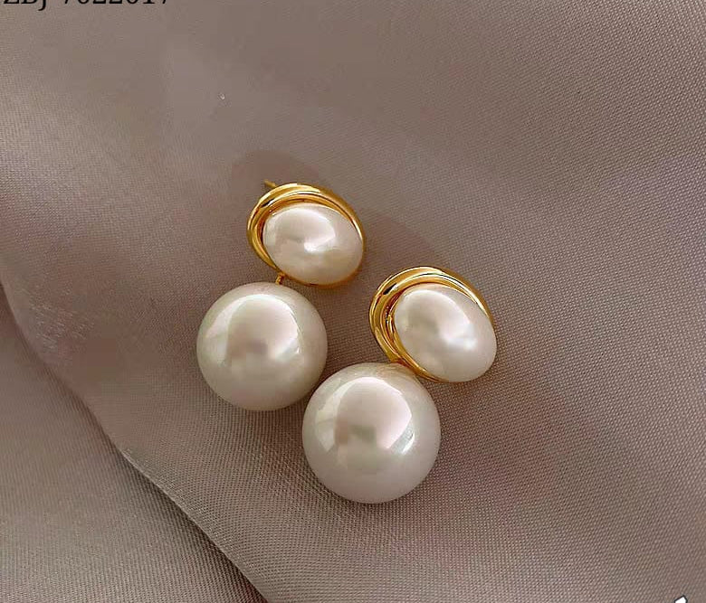 Marble Korean Style Earings For Women Girls Design Earring Jewelry (H)