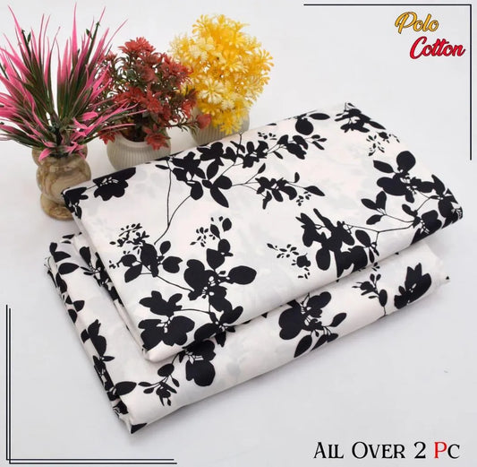 Women's Unstitched Printed Suit 2 Pcs