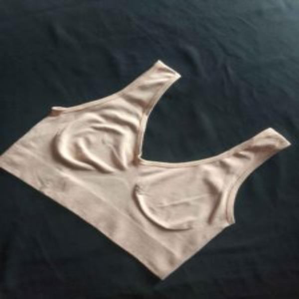 Lightweight Non-Padded Jersey Bra Beige