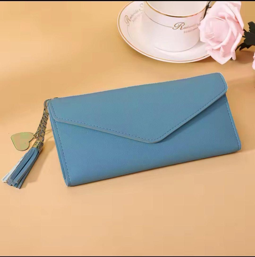 Stylish Leather Envelope Purse for Girls
