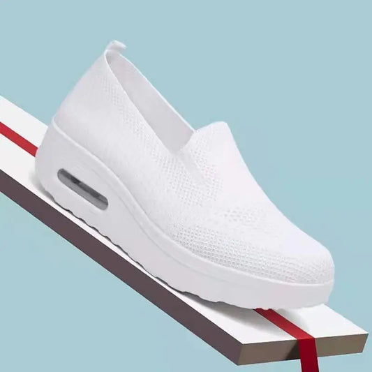 Women's Flying Woven Mesh Slip-On Walking Shoes