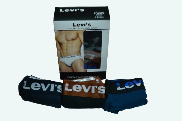 Levi's Men Cotton Stretch Briefs Pack of 3
