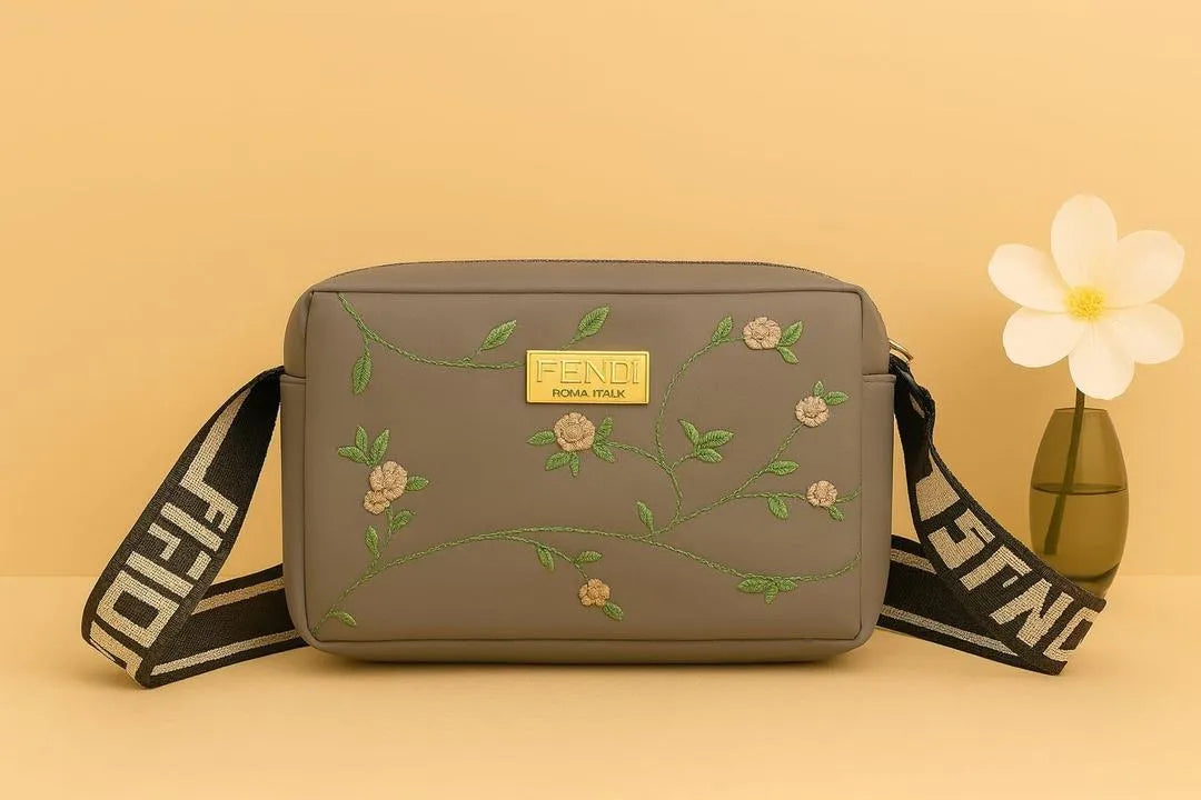 Leather Handbag with Long Strap, 9 Colors, Zip Closure