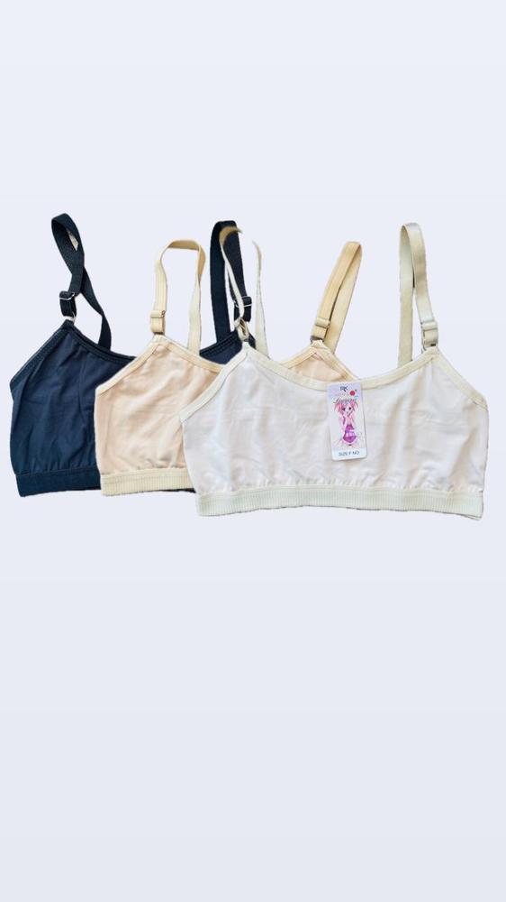 Non-Padded Bras for Teens Pack of 3