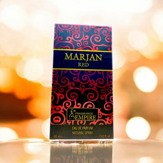Marjan Red Eau de Parfum for Men – Long Lasting Sweet Fragrance, 60ml (H)
