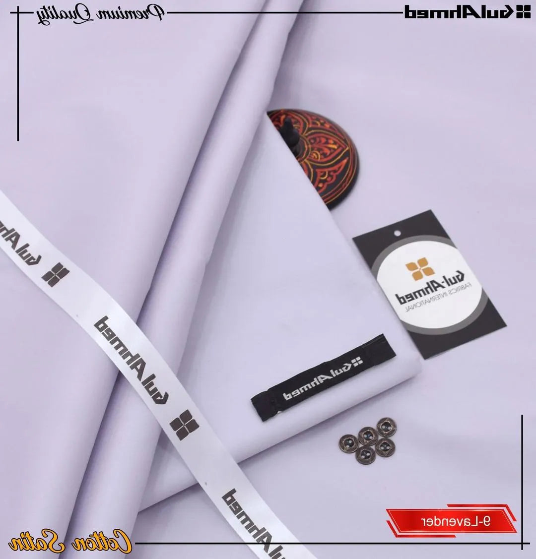 Men’s Unstitched Cotton Sotton Plain Suit