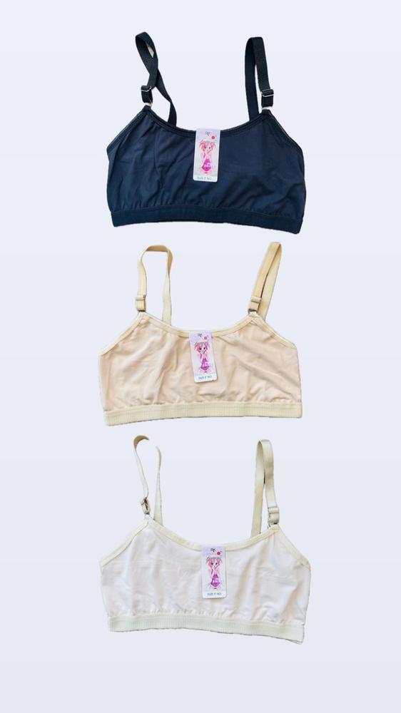 Non-Padded Bras for Teens Pack of 3